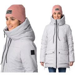 Płaszczyk kurtka turystyczna Hannah Rebeca. Szare kurtki damskie Hannah, bez wzorów, bez kaptura. W wyprzedaży za 329.90 zł.