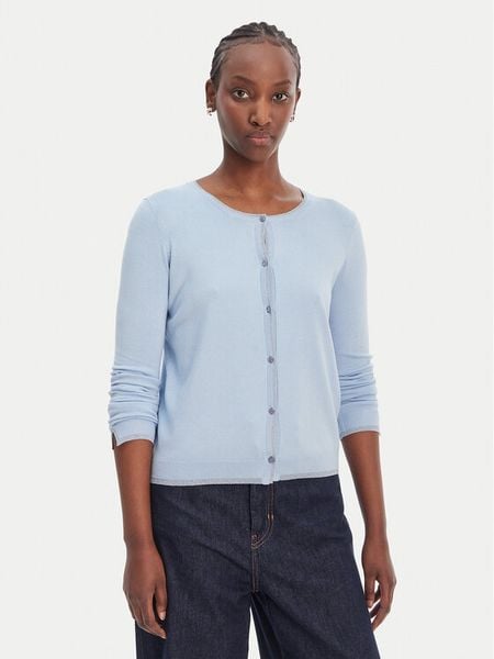 Liu Jo Kardigan WA6280 MS49I Niebieski Regular Fit. Niebieskie kardigany damskie Liu Jo, xl, bez wzorów, z wiskozy. Za 429.99 zł.