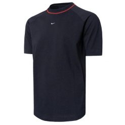 T-shirt sportowy z krótkim rękawem męski Nike F.C. Tribuna Tee. Czarne t-shirty męskie Nike, l, bez wzorów, z bawełny, bez kołnierzyka. Za 109.99 zł.