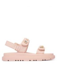 Aldo Sandały Gemima 14242837 Różowy. Czerwone sandały damskie Aldo, bez wzorów, ze skóry, bez obcasa, na płaskiej podeszwie. Za 459.99 zł.