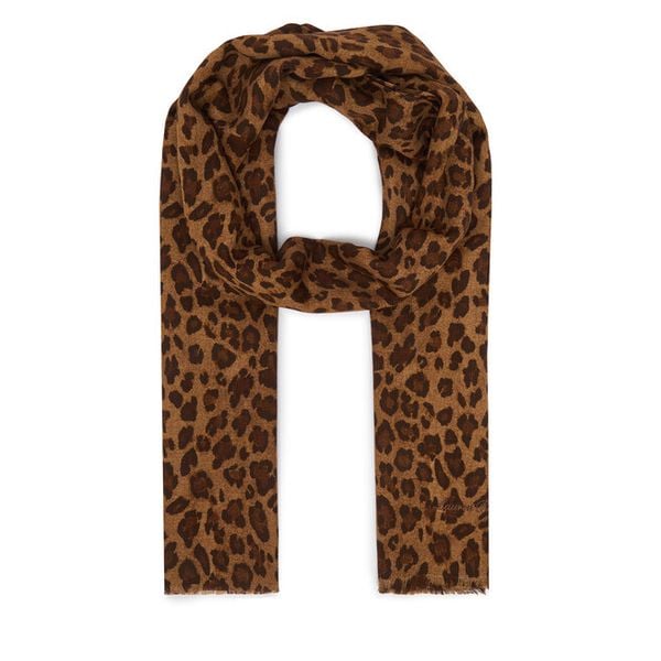Szalik LAUREN RALPH LAUREN. Brązowe szaliki i kominy damskie Lauren Ralph Lauren, bez wzorów. Za 689.99 zł.