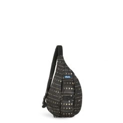 Plecak miejski Kavu Rope Bag - lunar row. Czarne plecaki damskie KAVU, bez wzorów. Za 188.99 zł.