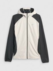 4F Bluza do biegania regular z kapturem męska - czarna S. Czarne bluzy z kapturem męskie 4f, m, z materiału. Za 249.99 zł.