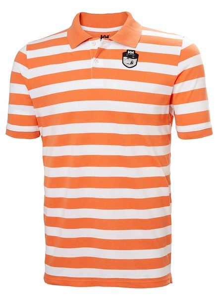 Helly Hansen Koszulka polo "Mastrand" w kolorze pomarańczowo-białym rozmiar: S. Pomarańczowe koszulki polo męskie Helly Hansen, s, bez wzorów, z bawełny, bez ramiączek. Za 144.95 zł.