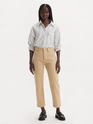 Levi's Dżinsy - Regular fit - w kolorze jasnobrązowym rozmiar: W24/L28. Brązowe jeansy damskie Levi's, z podwyższonym stanem. Za 180.06 zł.