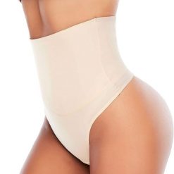 Stringi modelujące z wysokim stanem dla lepszej sylwetki Sevdije. Czarne bielizna wyszczuplająca Intica, l, bez wzorów, z materiału. Za 59.00 zł.