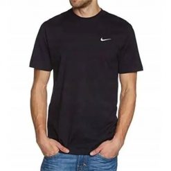 Koszulka sportowa męska Nike BV0507010. Czarne t-shirty sportowe męskie Nike, m, z bawełny, bez ramiączek, na fitness i siłownię. Za 212.00 zł.