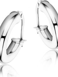 Diamant Exquis Złote kolczyki-kreole rozmiar: onesize. Szare kolczyki damskie Diamant Exquis, złote. Za 717.99 zł.