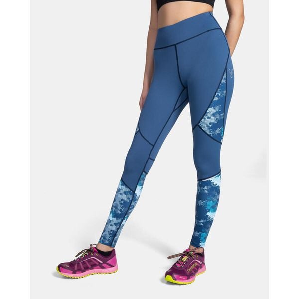 Damskie legginsy fitness Kilpi LAMIRAE-W. Niebieskie legginsy damskie Kilpi, xs, bez wzorów, do biegania. Za 153.53 zł.