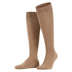 Skarpety Falke Family. Brązowe skarpetki męskie Falke, bez wzorów, z bawełny. Za 126.00 zł.