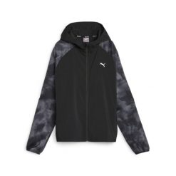 Kurtka do biegania damska PUMA Run AOP Favorite Woven Jacket. Białe kurtki damskie Puma, l, bez wzorów, z materiału, bez kaptura. Za 199.99 zł.