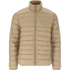 Kurtka puchowa Whistler Arubi. Brązowe kurtki męskie WHISTLER, na zimę, bez wzorów, z puchu, sportowe, bez kaptura. Za 299.00 zł.