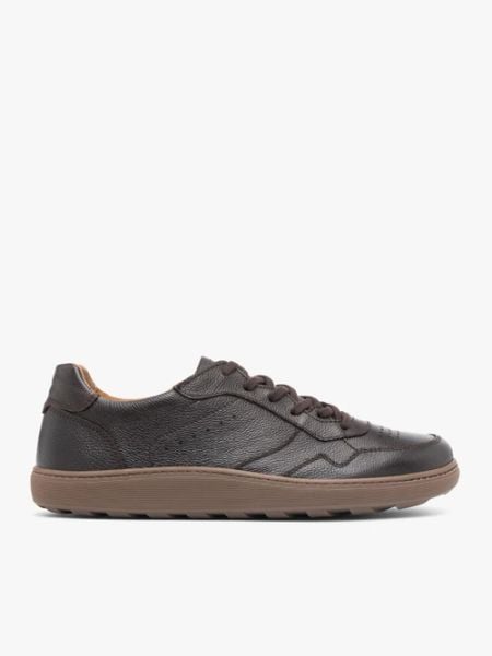 Czarne półbuty barefoot. Czarne półbuty męskie Ryłko, ze skóry, bez zapięcia. Za 549.99 zł.