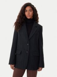 ViCOLO Marynarka TF0126 Czarny Regular Fit. Czarne marynarki i żakiety damskie ViCOLO, l, bez wzorów, z syntetyku. Za 869.99 zł.