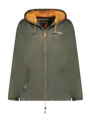 Geographical Norway Kurtka przejściowa w kolorze khaki rozmiar: M. Brązowe kurtki damskie Geographical Norway, m, bez wzorów, bez kaptura. Za 79.03 zł.