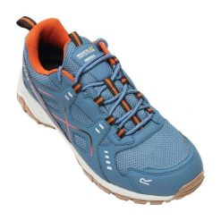 Buty trekkingowe Regatta Vendeavour. Niebieskie buty trekkingowe męskie Regatta, bez zapięcia, trekkingowe. Za 260.50 zł.