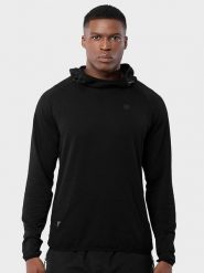 Siroko Bluza funkcyjna "Black Square" w kolorze czarnym rozmiar: M. Czarne bluzy sportowe męskie SIROKO, bez wzorów, z materiału, sportowe, bez kołnierzyka, bez ramiączek. Za 114.17 zł.