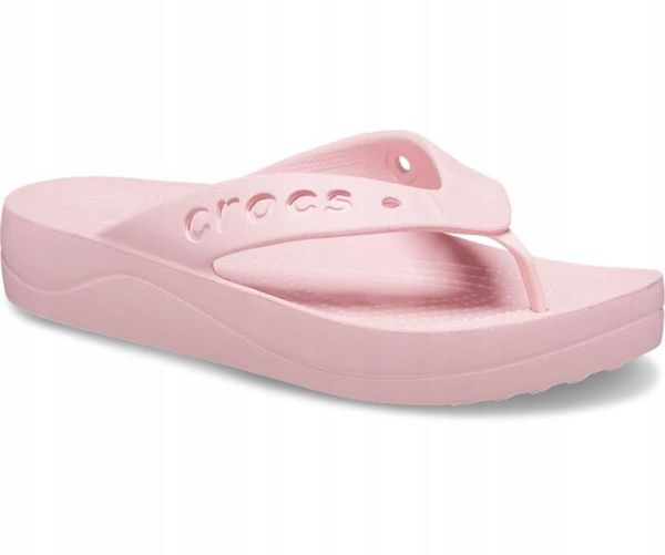 Japonki Dla Dorosłych Crocs Baya Platform Flip. Brązowe klapki i japonki męskie Crocs, z materiału. Za 139.99 zł.