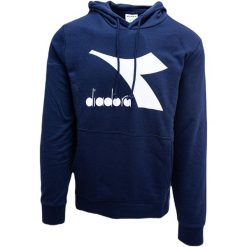 Bluza z kapturem Diadora Big Logo, Mężczyźni. Niebieskie bluzy z kapturem męskie Diadora, m, z bawełny. Za 290.00 zł.