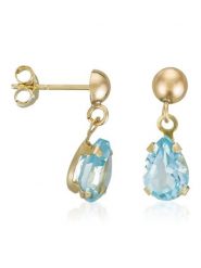 OR ÉCLAT Złote kolczyki-wkrętki "Jolie Topaze" z topazami rozmiar: onesize. Żółte kolczyki damskie Or Éclat, z topazem, złote. Za 382.89 zł.