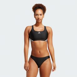 3-Stripes Bikini. Białe bikini damskie Adidas, bez wzorów. Za 128.99 zł.