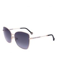 Carolina Herrera Damskie okulary przeciwsłoneczne w kolorze złoto-granatowym rozmiar: 59. Niebieskie okulary przeciwsłoneczne damskie carolina herrera. Za 239.95 zł.