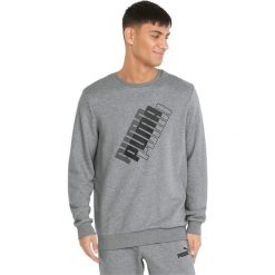 Bluza Puma Power, Mężczyźni. Szare bluzy bez kaptura męskie Puma, m, z bawełny. Za 290.00 zł.
