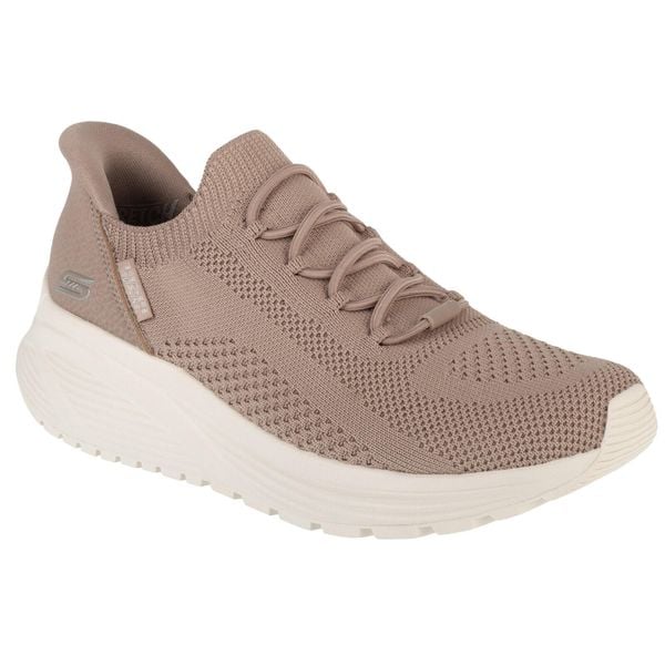 Buty sportowe Sneakersy damskie, Slip-Ins: Bobs Sparrow 2.0 - Lucky Run. Brązowe buty sportowe na co dzień damskie Skechers, bez wzorów, trekkingowe, Skechers Sport. Za 329.99 zł.