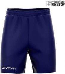 Spodenki sportowe Givova Street granatowe 2xl. Niebieskie szorty męskie 318, bez wzorów, z materiału, sportowe. Za 131.99 zł.