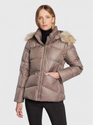 Calvin Klein Kurtka puchowa Essential K20K204952 Beżowy Regular Fit. Brązowe kurtki damskie CALVIN KLEIN, s, bez wzorów, z puchu, bez kaptura. Za 1,049.00 zł.