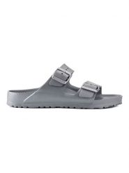 Birkenstock Klapki "Arizona" w kolorze srebrnym rozmiar: 45. Szare klapki i japonki męskie Birkenstock. Za 191.42 zł.