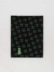 Komin Minecraft - czarny. Czarne szaliki dziecięce Reserved, z bawełny, bez ramiączek. Za 39.99 zł.