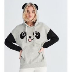 Bluza z motywem pandy - Jasny szary. Szare bluzy bez kaptura damskie Sinsay, l. Za 69.99 zł.