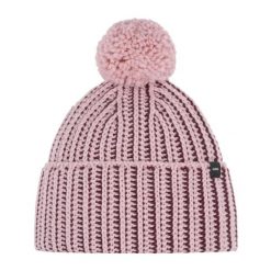 Czapka Eisbar Ronda Pompon MÜ. Czerwone czapki męskie Eisbar, bez wzorów, z wełny, sportowe. W wyprzedaży za 215.54 zł.