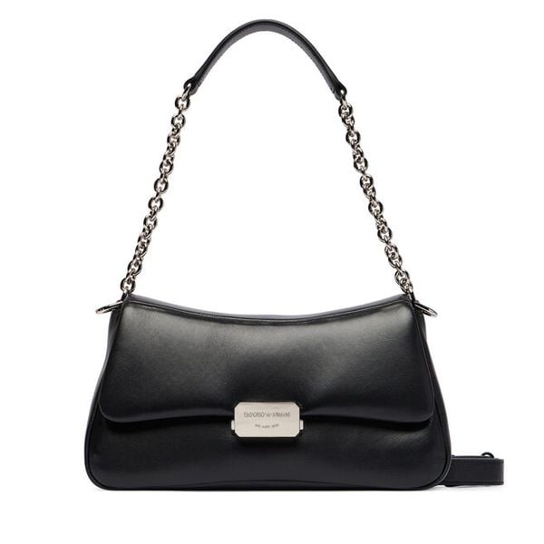 Torebka Emporio Armani. Czarne torebki klasyczne damskie Emporio Armani, bez wzorów, bez dodatków. Za 2,009.00 zł.