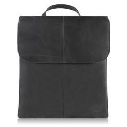 Plecak skórzany vintage PAOLO PERUZZI T-72-HBL czarny. Czarne plecaki damskie Paolo Peruzzi, bez wzorów, z materiału, biznesowe. Za 359.99 zł.