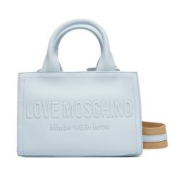 Torebka LOVE MOSCHINO. Niebieskie torebki klasyczne damskie Love Moschino, bez wzorów, bez dodatków. Za 879.99 zł.