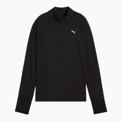 Bluza do biegania damska PUMA Run Velocity Cloudspun 1/4 Zip. Czarne kurtki do biegania damskie Puma, m, bez wzorów, bez kaptura. Za 169.99 zł.
