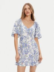 Roxy Sukienka letnia Mercado Mini Crepe ERJWD03868 Biały Regular Fit. Białe sukienki damskie Roxy, na lato, m, bez wzorów, z wiskozy, bez kołnierzyka, bez ramiączek, mini. Za 269.99 zł.