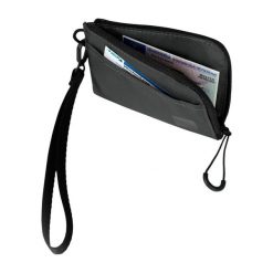 Portfel Jack Wolfskin Wandermood Wallet - granite black. Czarne portfele damskie Jack Wolfskin, bez wzorów. Za 73.99 zł.