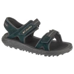 Sandały Columbia Konos Hiker 2-Strap Sandal 2121311010 zielone. Zielone sandały damskie bez wzorów, z gumy, bez obcasa. Za 366.10 zł.