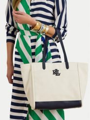 LAUREN RALPH LAUREN Torebka 431982234002 Écru. Torebki klasyczne damskie Lauren Ralph Lauren, bez wzorów, z materiału, bez dodatków. Za 1,299.00 zł.