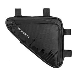 Sakwa, torba rowerowa trójkąt pod ramę Rockbros B39-1. Czarne torebki klasyczne damskie ROCKBROS, bez wzorów, z materiału, bez dodatków. Za 73.99 zł.