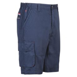 Szorty bermudzkie Idaho Grand Voile. Niebieskie szorty męskie IDAHO, z materiału, bez kołnierzyka. Za 268.00 zł.