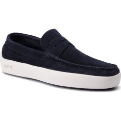Mokasyny JOOP! - Zenon 4140004416 Dark Blue 402. Niebieskie mokasyny męskie Joop!, z materiału. W wyprzedaży za 329.00 zł.