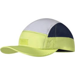 Czapka z daszkiem BUFF 5 PANEL GO CAP DOMUS APRICOT. Żółte czapki męskie Buff, bez wzorów. Za 169.90 zł.