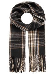 Zwillingsherz Szal w kolorze brązowym rozmiar: onesize. Brązowe szaliki i kominy damskie Zwillingsherz, bez wzorów, z materiału. Za 130.50 zł.