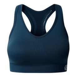Biustonosz Sportowy React Dla Kobiet. Niebieskie biustonosze sportowe damskie Dare 2b, bez wzorów. Za 104.99 zł.