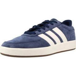 Buty ADIDAS BREAKNET 3.0 Niebieski. Niebieskie buty fitness męskie Adidas, z tkaniny, bez zapięcia, na fitness i siłownię. Za 285.00 zł.