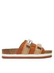 Novesta Klapki Partisan N358001-308744MAR Brązowy. Brązowe klapki damskie Novesta, bez wzorów, ze skóry, bez obcasa. Za 489.99 zł.